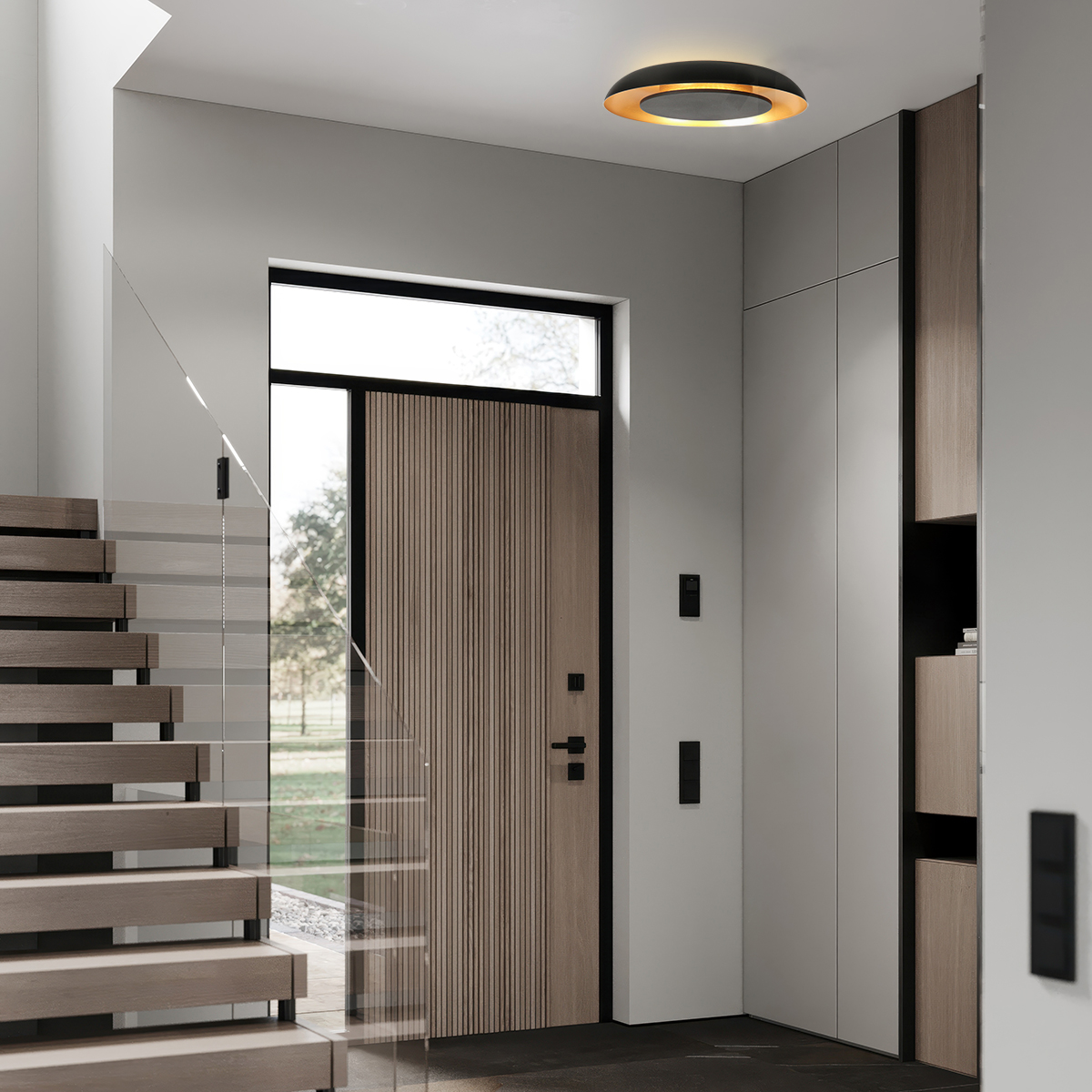 Steinhauer - 4331ZW - Deckenlampe Golden Veil