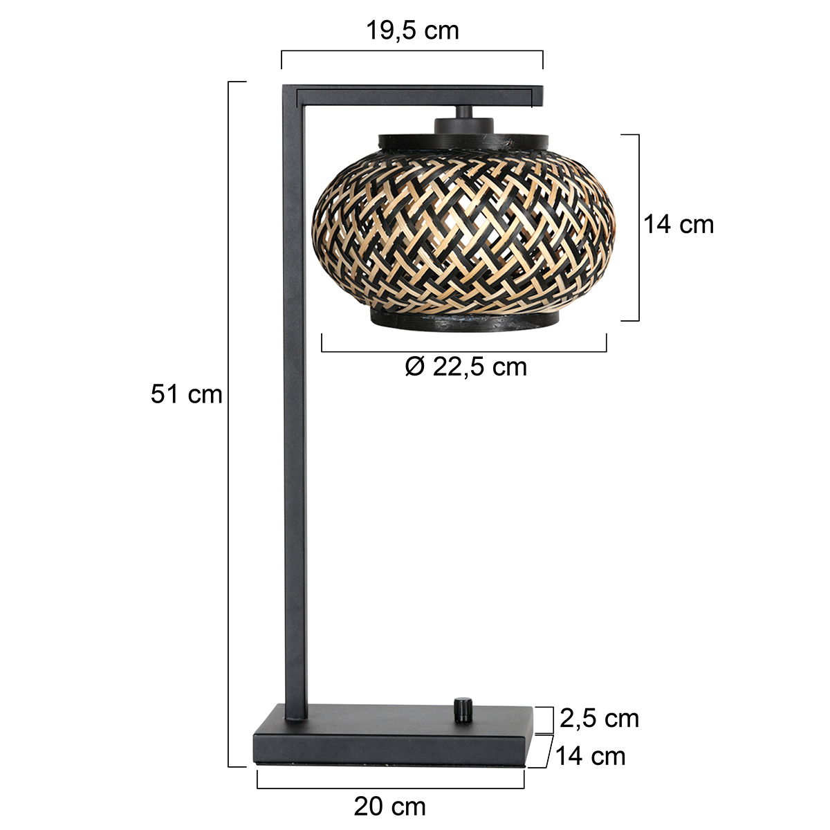 Steinhauer&nbsp;Tischlampe Nox Light&nbsp;4461ZW