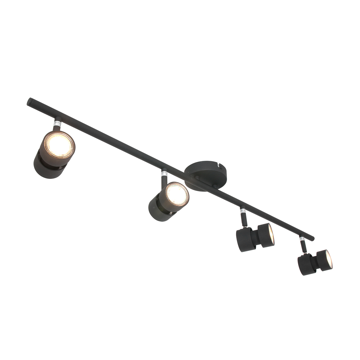 Steinhauer - 7904ZW - Plafón de techo de 4 luces Natasja
