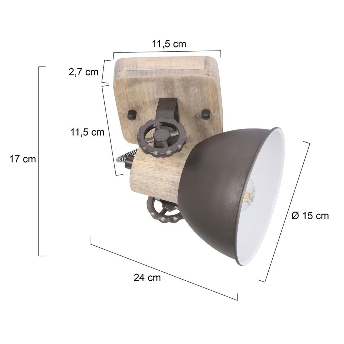 Steinhauer&nbsp;Deckenleuchte Gearwood &nbsp;7968A