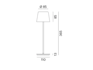Molto Luce&nbsp;AESTA lámpara de mesa&nbsp;100-50009y00