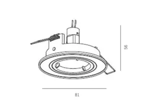 Molto Luce&nbsp;SERIE 223 HV Lámpara de techo&nbsp;8-22346hv