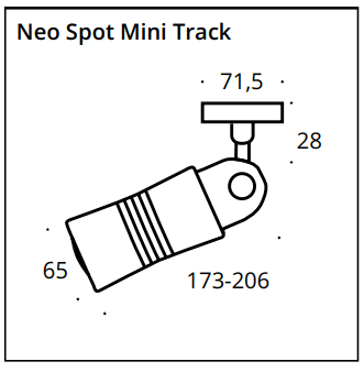 Top Light Leuchten&nbsp;Neo! Spot - LED Niedervolt / black matt&nbsp;16-02-NV-02
