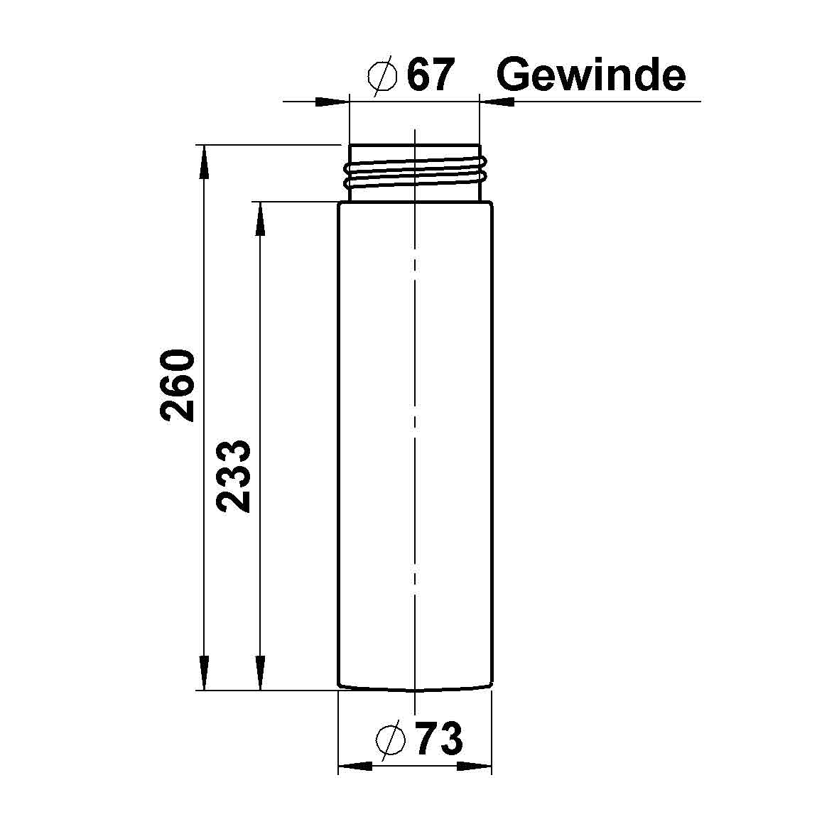 Albert LeuchtenG 309, Opalglas glänzend Gewinde 67 mm