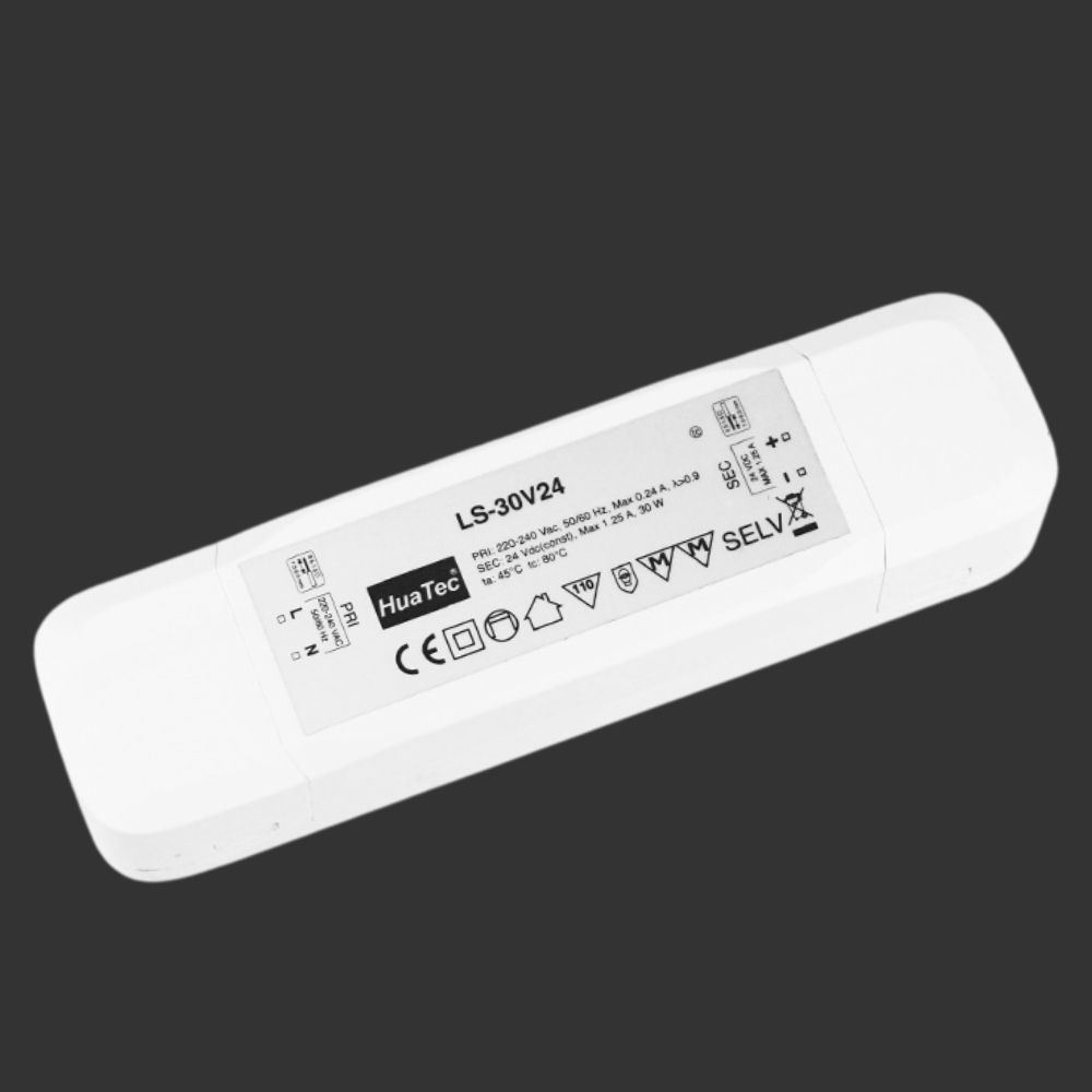 Fuente de alimentación, 24 V CC, 30 W, tensión constante, tipo de protección IP 64, número de artículo antiguo: 5017.94.50.94 von dot-spot