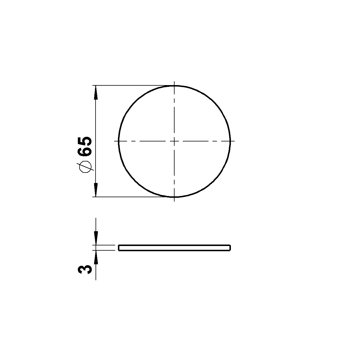 Albert LeuchtenG 448, Glas klar ESG