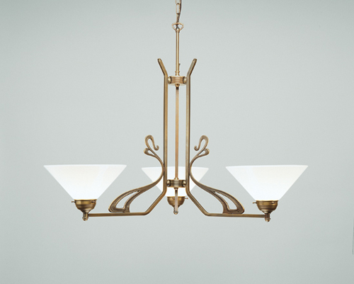 Berliner Messinglampen - D45-25op B - Hängeleuchte Schinkel