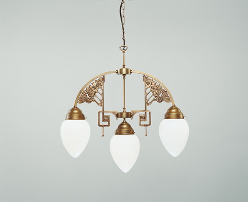 Berliner Messinglampen - D70-123op B - Hängeleuchte Wilhelmina