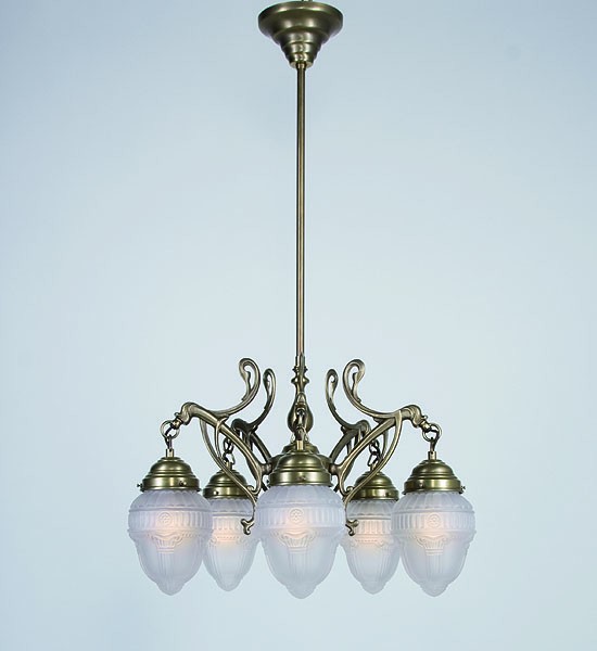 Berliner MessinglampenKronleuchter Lindenhof