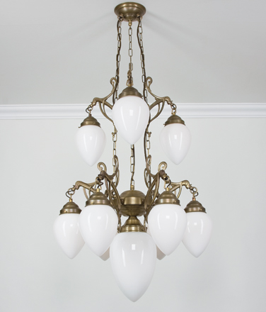 Berliner MessinglampenHängeleuchte Lindenhof