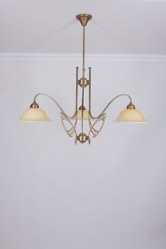 Berliner MessinglampenKronleuchter Monbijou