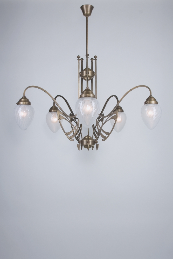 Berliner MessinglampenKronleuchter Monbijou