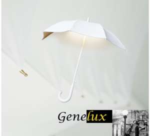 BPM Lighting - gene - Wandleuchte Regenschirm in Reliefoptik