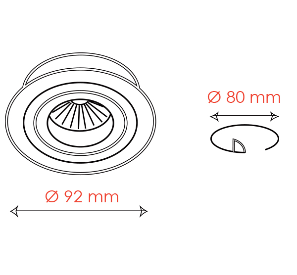 3010 KATLI Einbauleuchte rund der Firma BPM Lighting