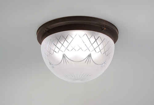 Berliner Messinglampen - D92-182cr B - Deckenleuchte Behrens