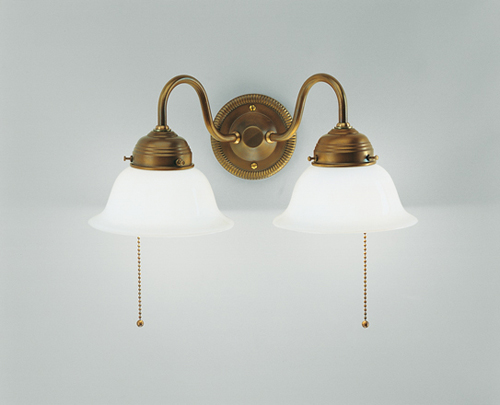 Berliner MessinglampenWandleuchte Lietzenburg