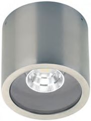 Albert LeuchtenDeckenaufbaustrahler Typ Nr. 2318 - Edelstahl, mit 1 x LED 8 W, 800 lm, 3000K