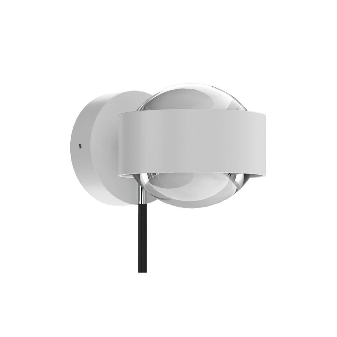 Top Light LeuchtenPuk Mini Wall Plus - casquillo G9 / blanco mate / cromo