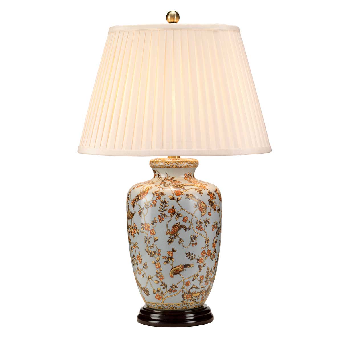 Elstead - GOLD-BIRDS-TL - Gold Birds 1 Light Tischlampe - Hellblau und Gold