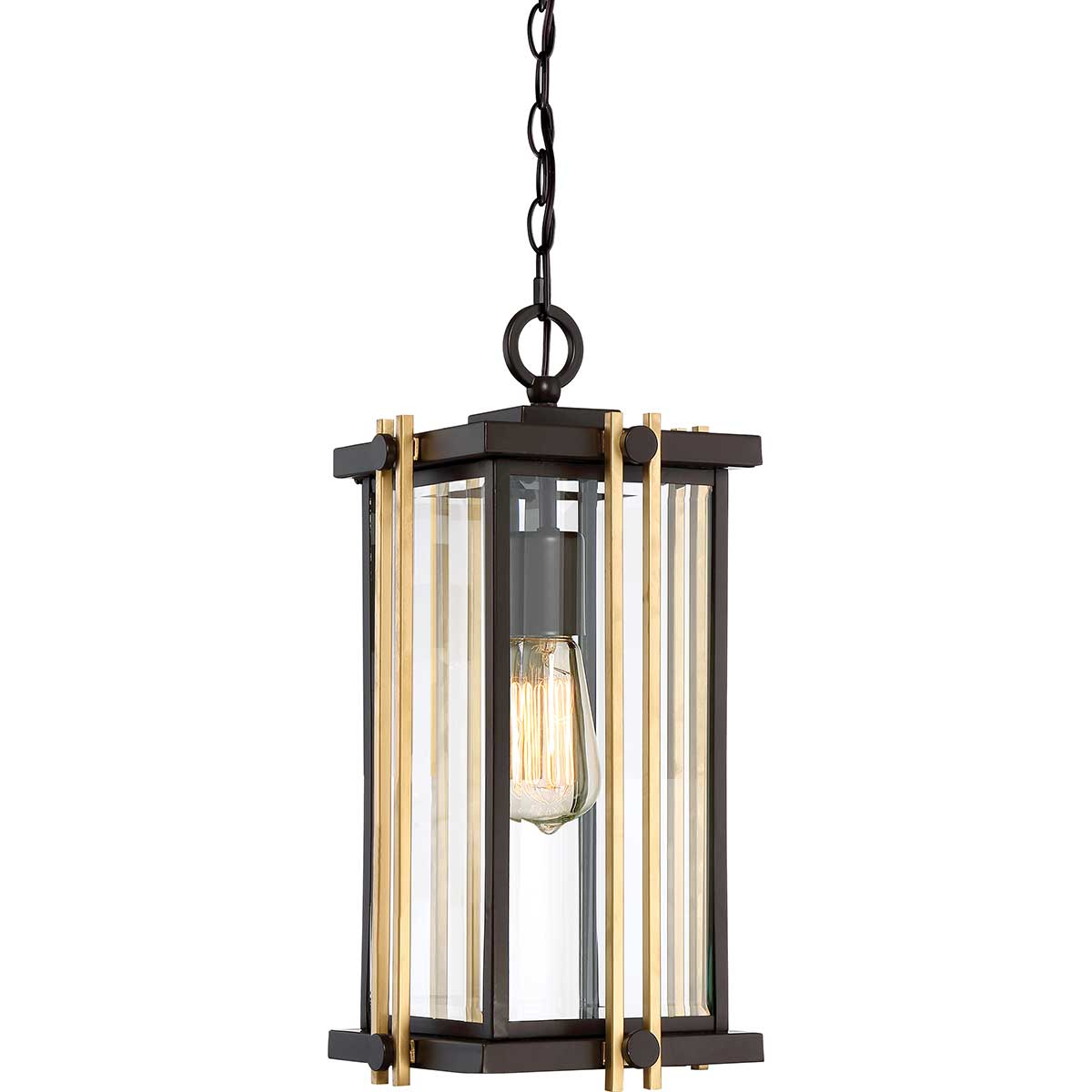 Elstead - QZ-GOLDENROD8-M - Goldenrod 1 Light Medium Kettenlaterne - Western Bronze