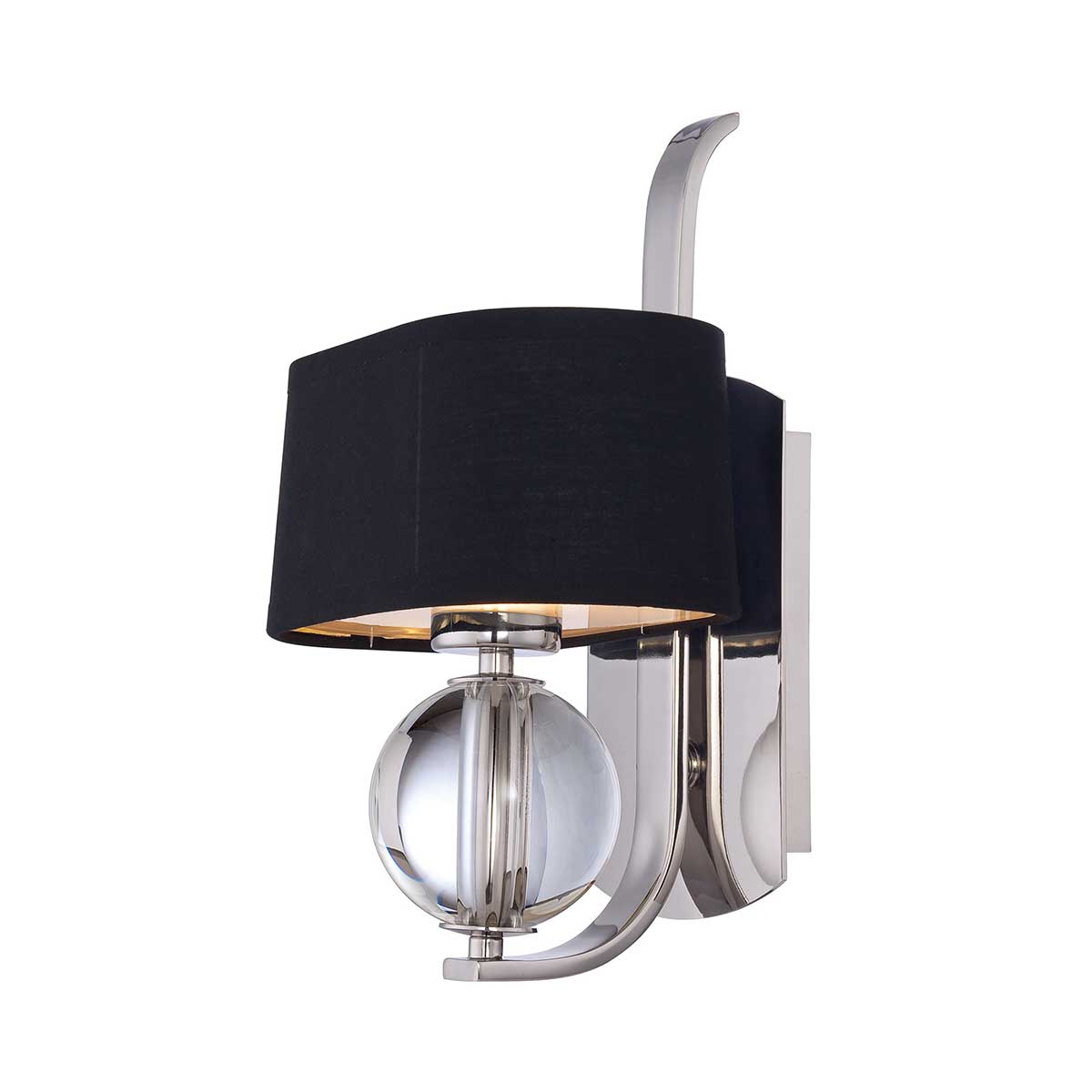 Elstead - QZ-GOTHAM1 - Gotham 1 leichte Wandleuchte - Imperial Silver