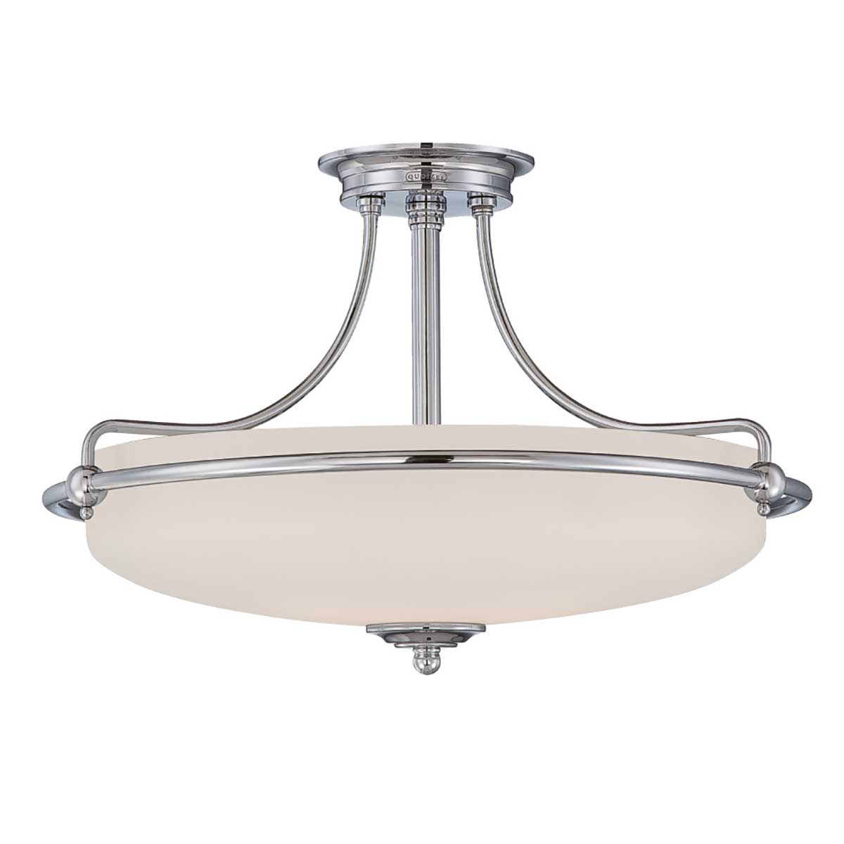 Elstead - QZ-GRIFFIN-SFM-C-PNAB - Griffin 4 Light Semi-Flush - Poliertes Chrom
