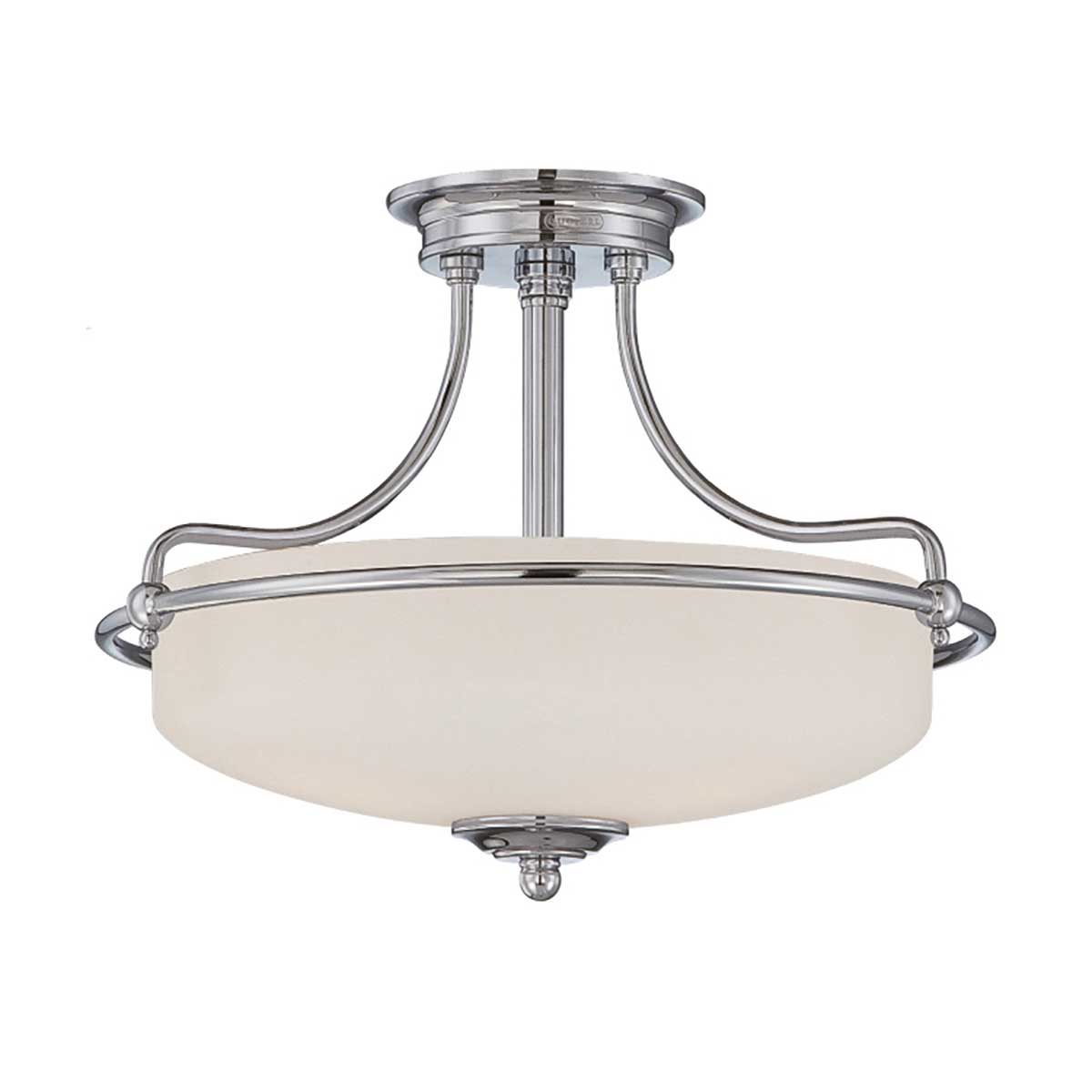 ElsteadGriffin 3 Light Semi-Flush - Poliertes Chrom