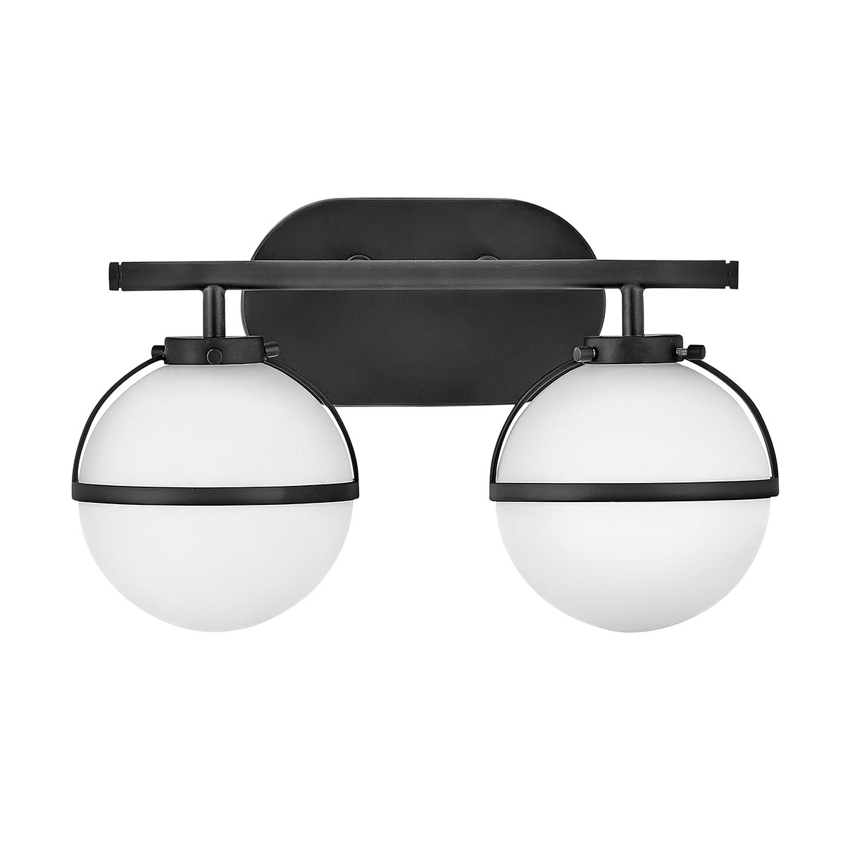 ElsteadHollis 2 Light Wandleuchte - Schwarz