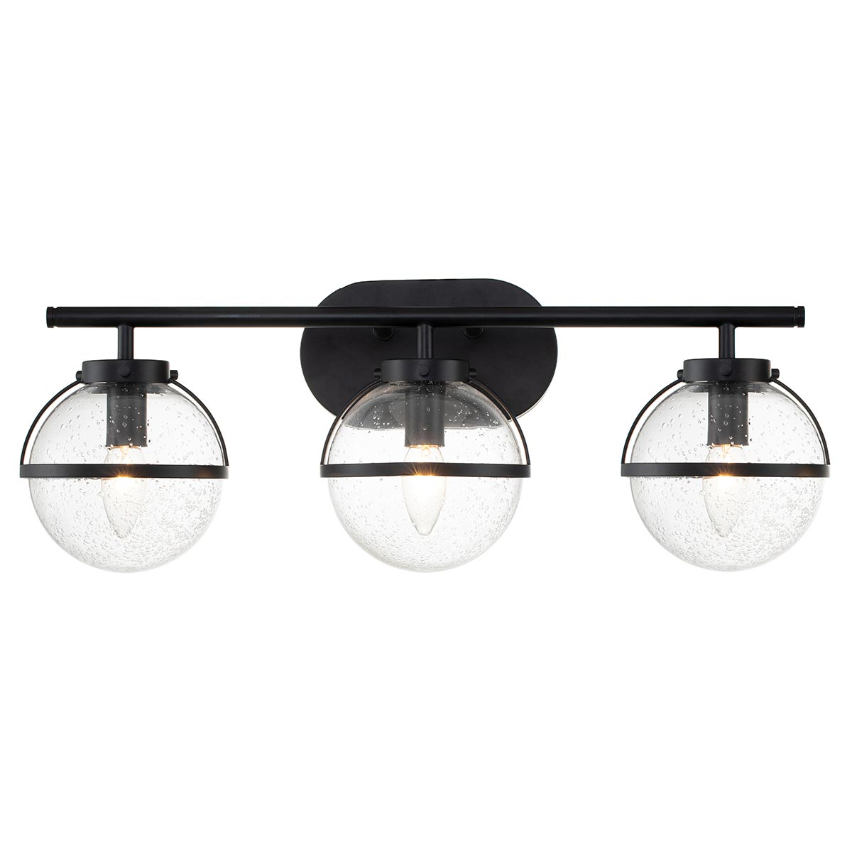 ElsteadHollis 3 Licht Wandleuchte - Schwarz