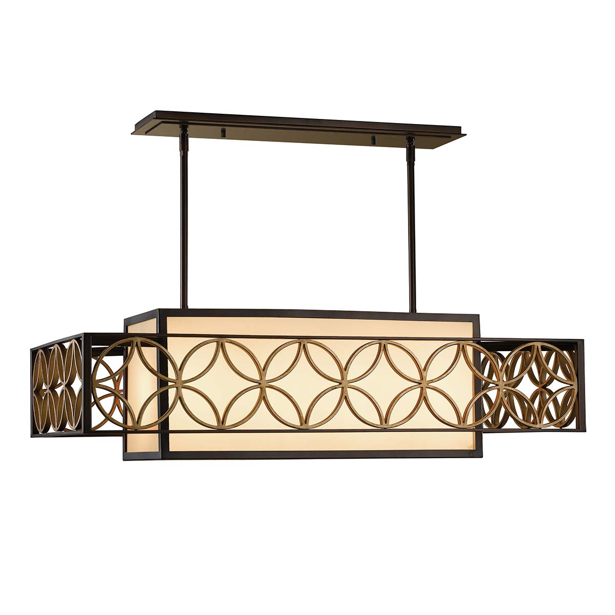 Elstead - FE-REMY-P-A - Remy 4-Pendelleuchte - Heritage Bronze/Parissiene Gold
