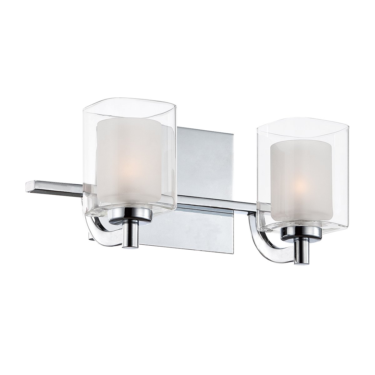 Elstead - QZ-KOLT2-PC-BATH - Kolt 2 luz lámpara de pared - Cromo pulido