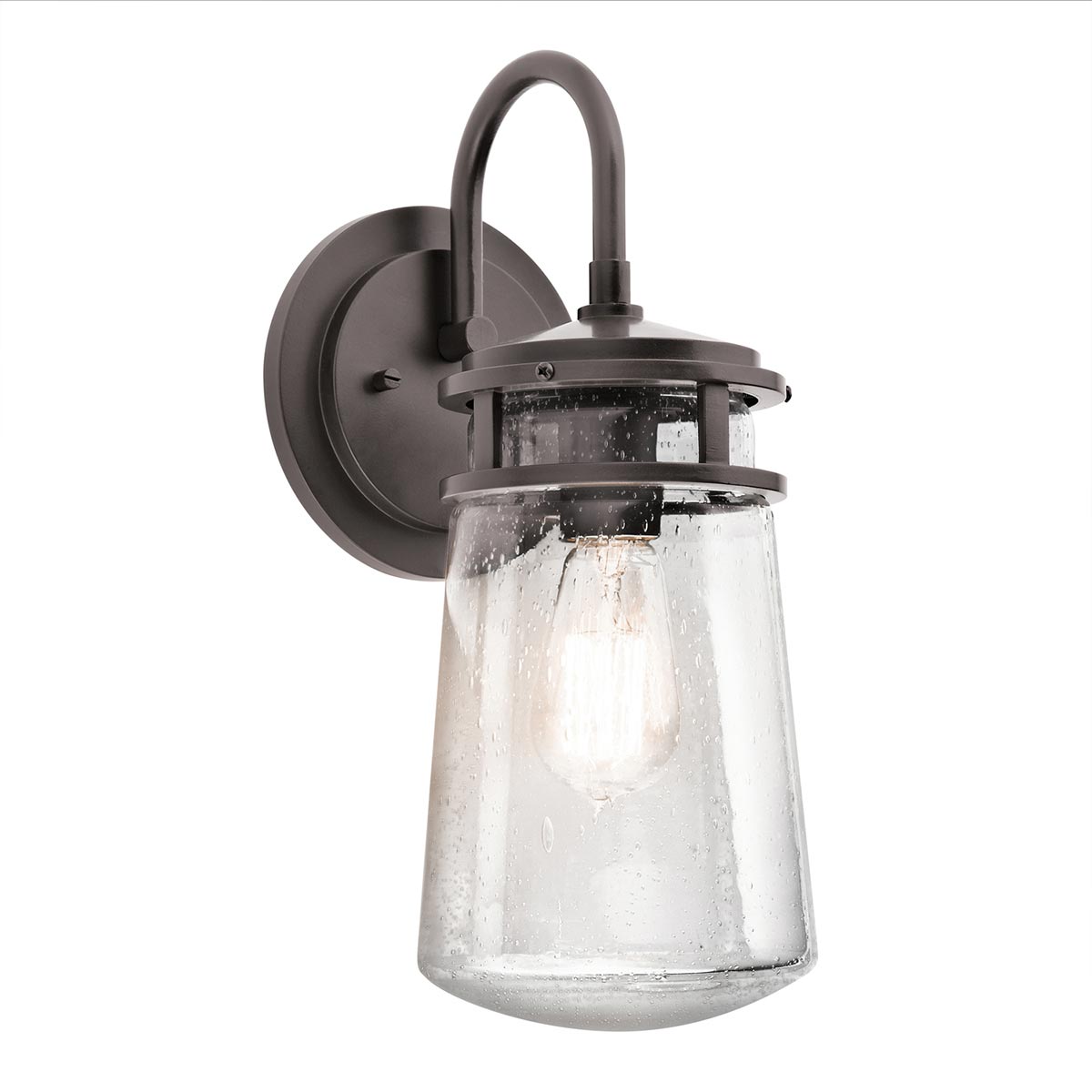 Elstead Lyndon 1 Light Medium Wall Lantern - Architectural Bronze KL-LYNDON2-M-AZ