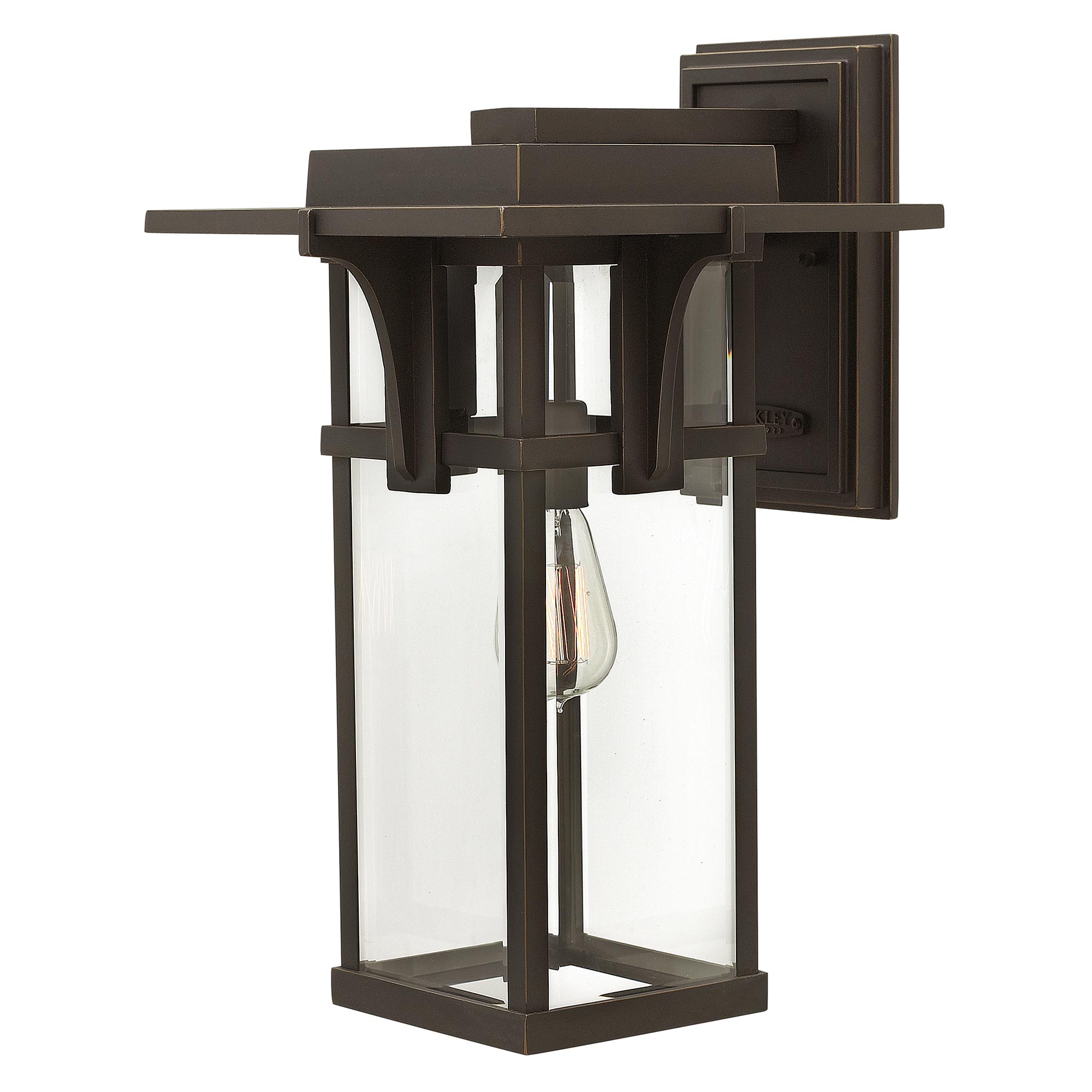 Elstead Manhattan 1 Light Large Wall Lantern - Oil Rubbed Bronze HK-MANHATTAN2-L