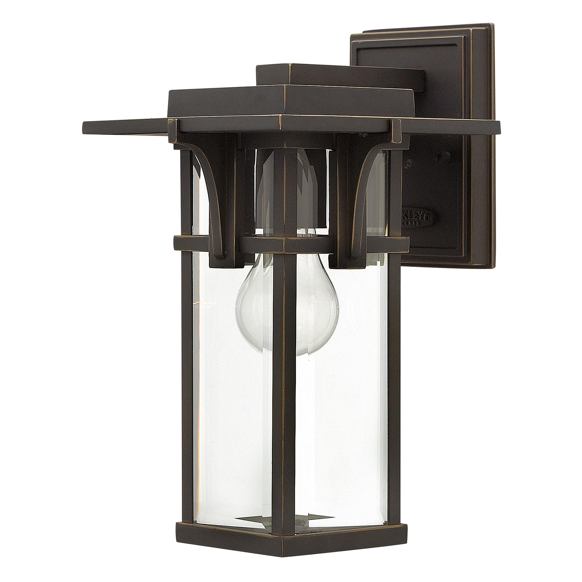 Elstead Manhattan 1 Light Small Wall Lantern - Oil Rubbed Bronze HK-MANHATTAN2-S