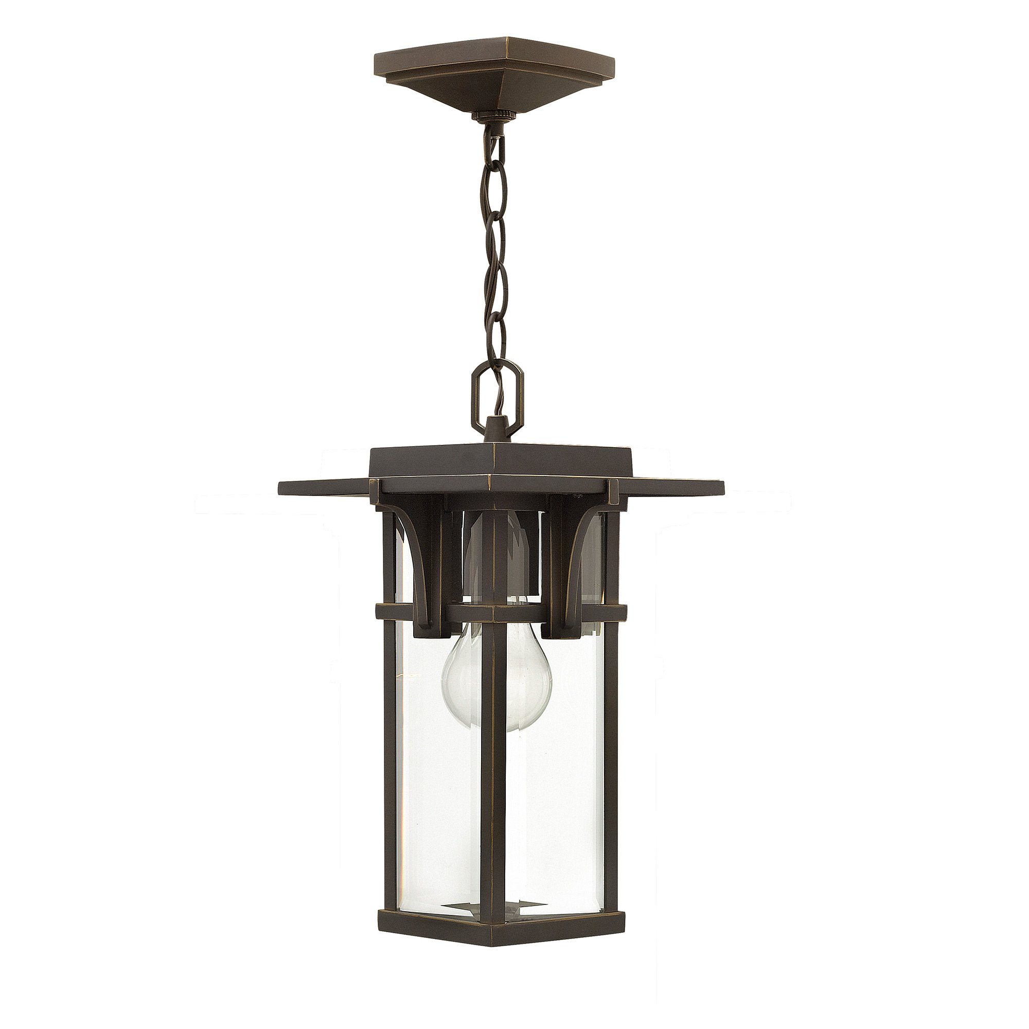 Elstead Manhattan 1 Light Chain Lantern - Oil Rubbed Bronze HK-MANHATTAN8-S