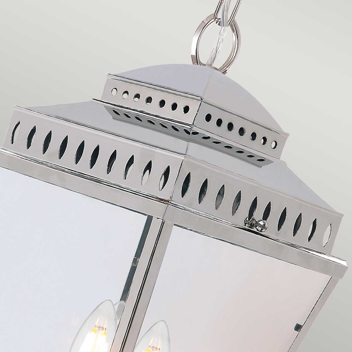 Elstead Mansion House 3 Light Chain Lantern - Polished Nickel MANSION-HOUSE8-PN