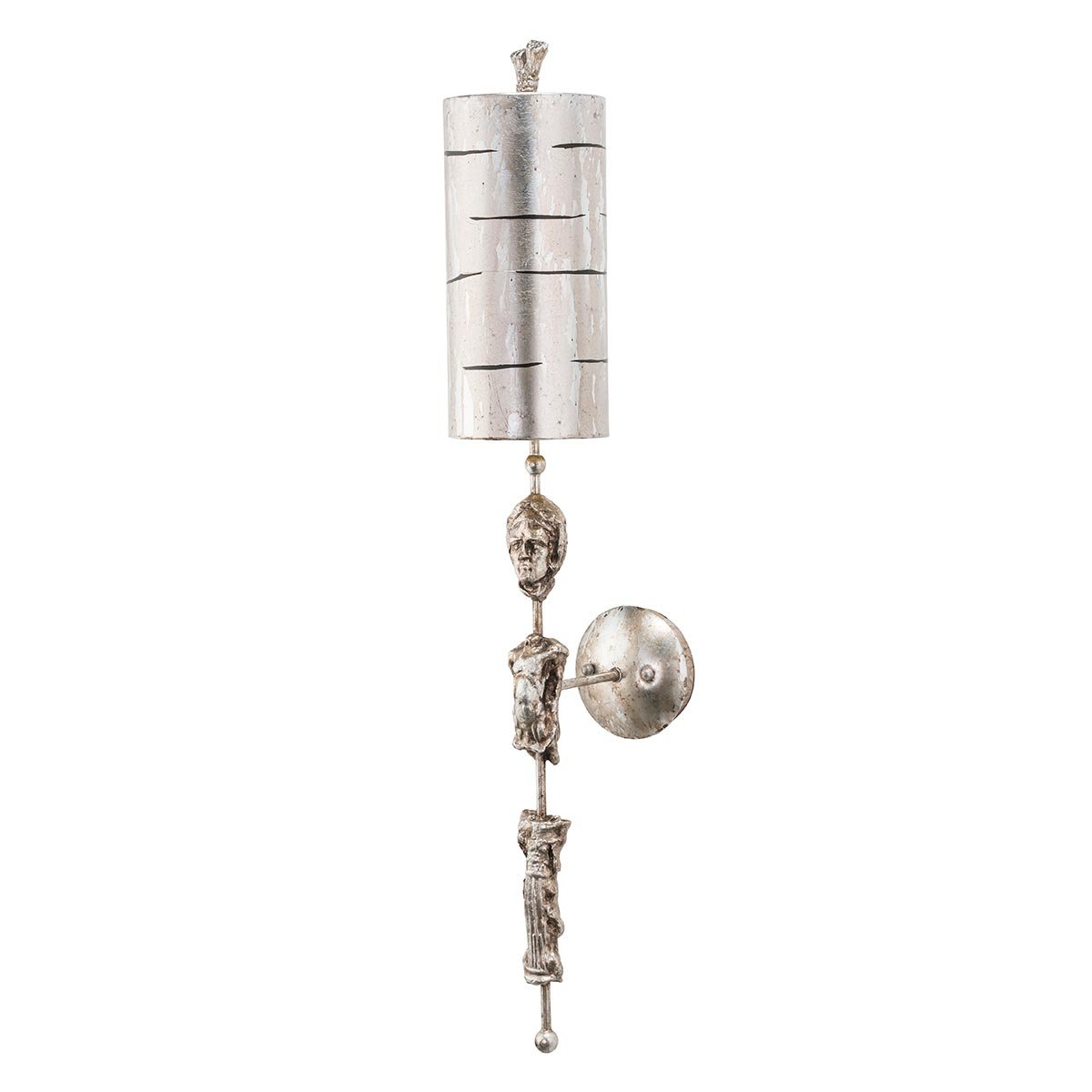 Elstead Fragment 1 Light Wall Light - Silver leaf FB-FRAGMENT-S1
