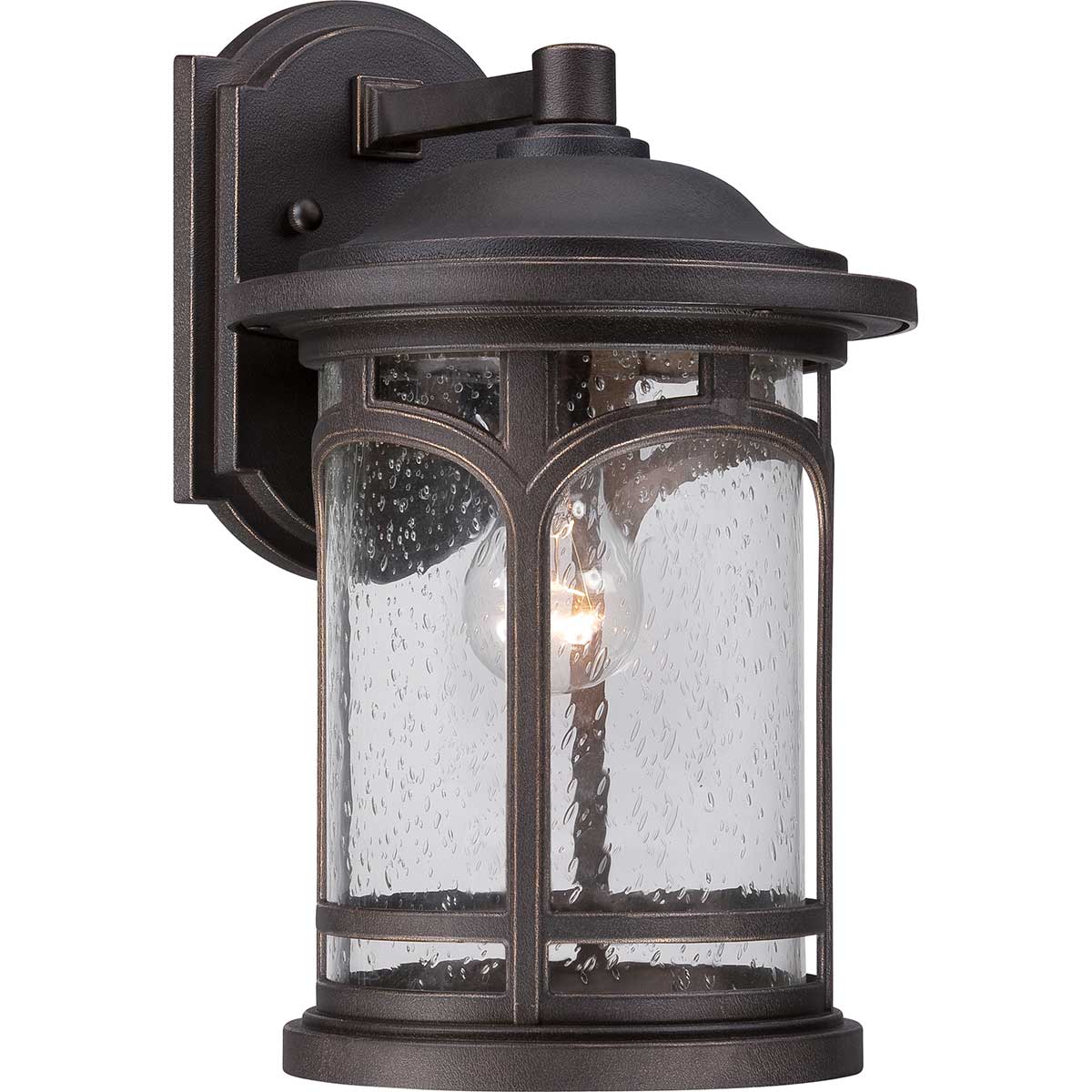 Elstead Marblehead 1 Light Medium Wall Lantern - Palladian Bronze QZ-MARBLEHEAD2-M