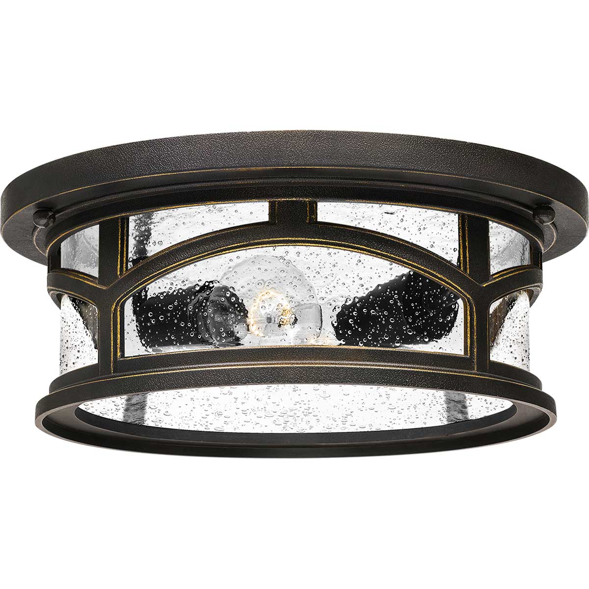 Elstead Marblehead 2 Light Flush - Palladian Bronze QZ-MARBLEHEAD-F