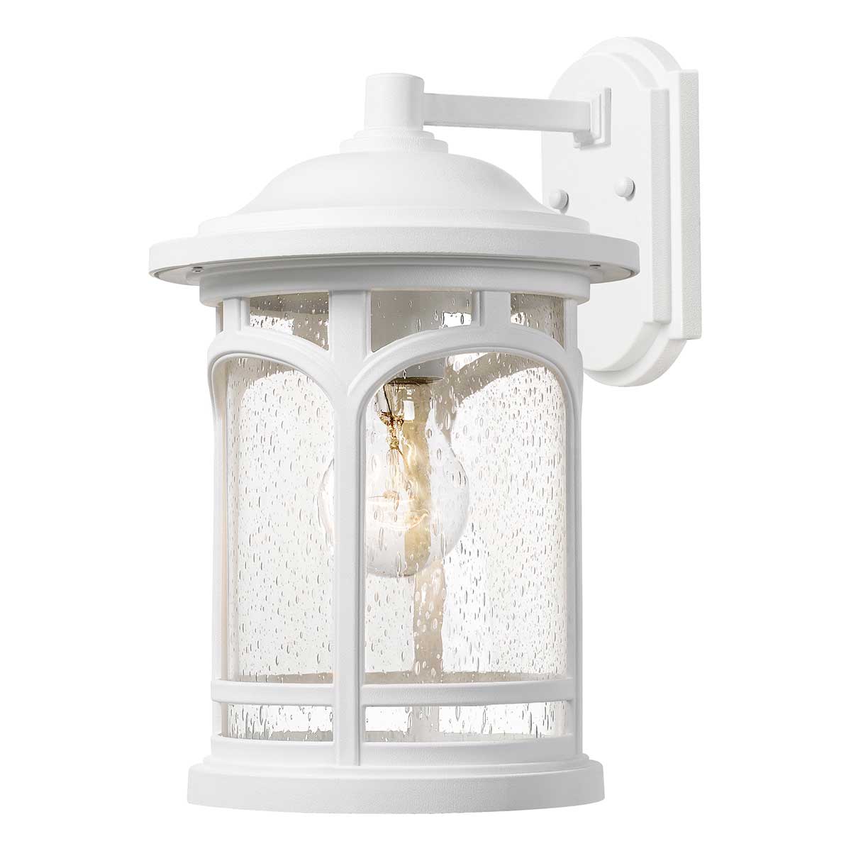 Elstead Marblehead 1 Light Medium Wall Lantern - White QZ-MARBLEHEAD-M-WHT