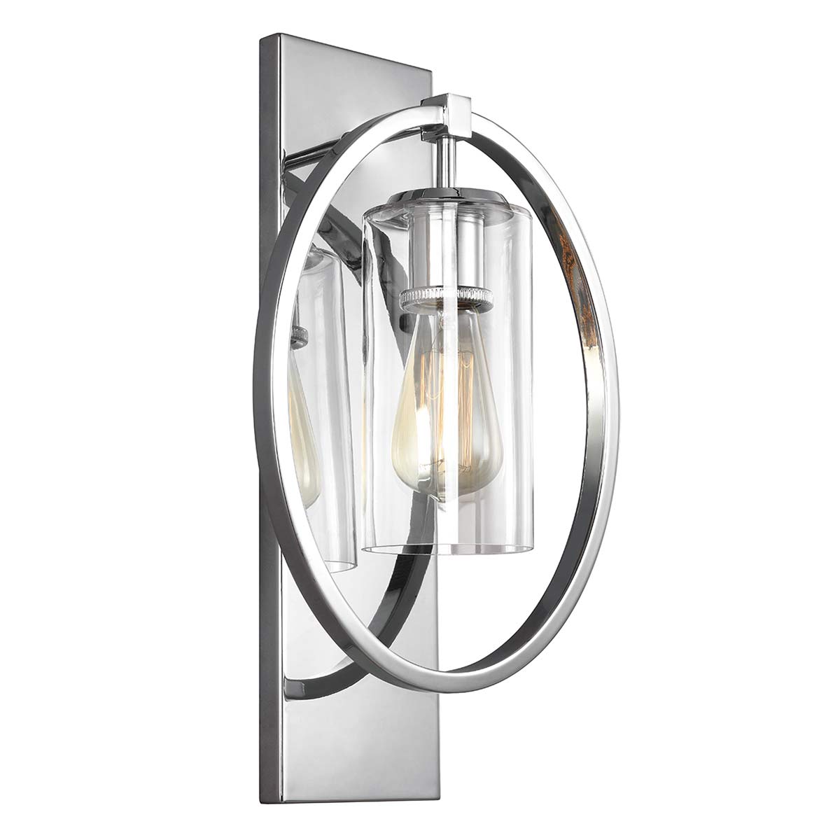 Elstead Marlena 1 Light Wall Light - Polished Chrome FE-MARLENA1-CH