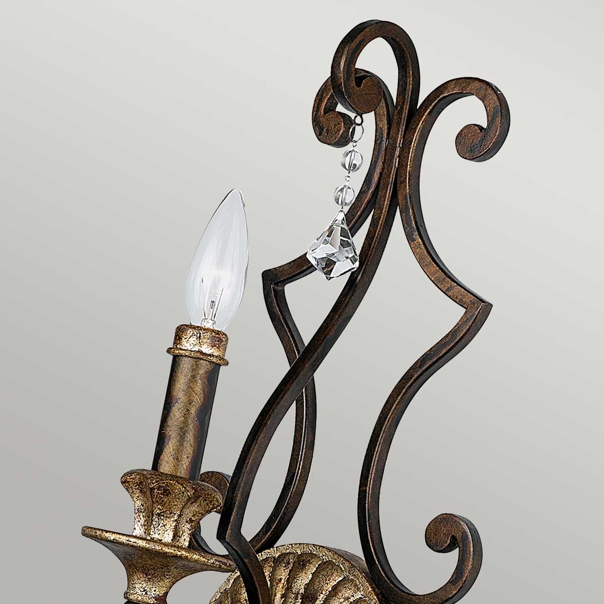 Elstead Marquette 1 Light Wall Light - Heirloom QZ-MARQUETTE1