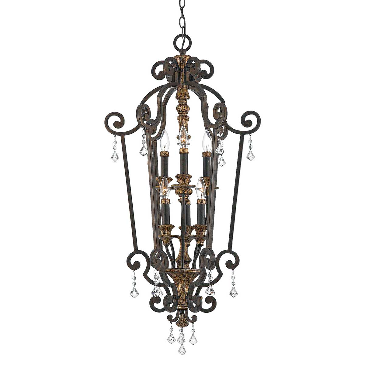 Elstead Marquette 6 Light Chandelier - Heirloom QZ-MARQUETTE6-B