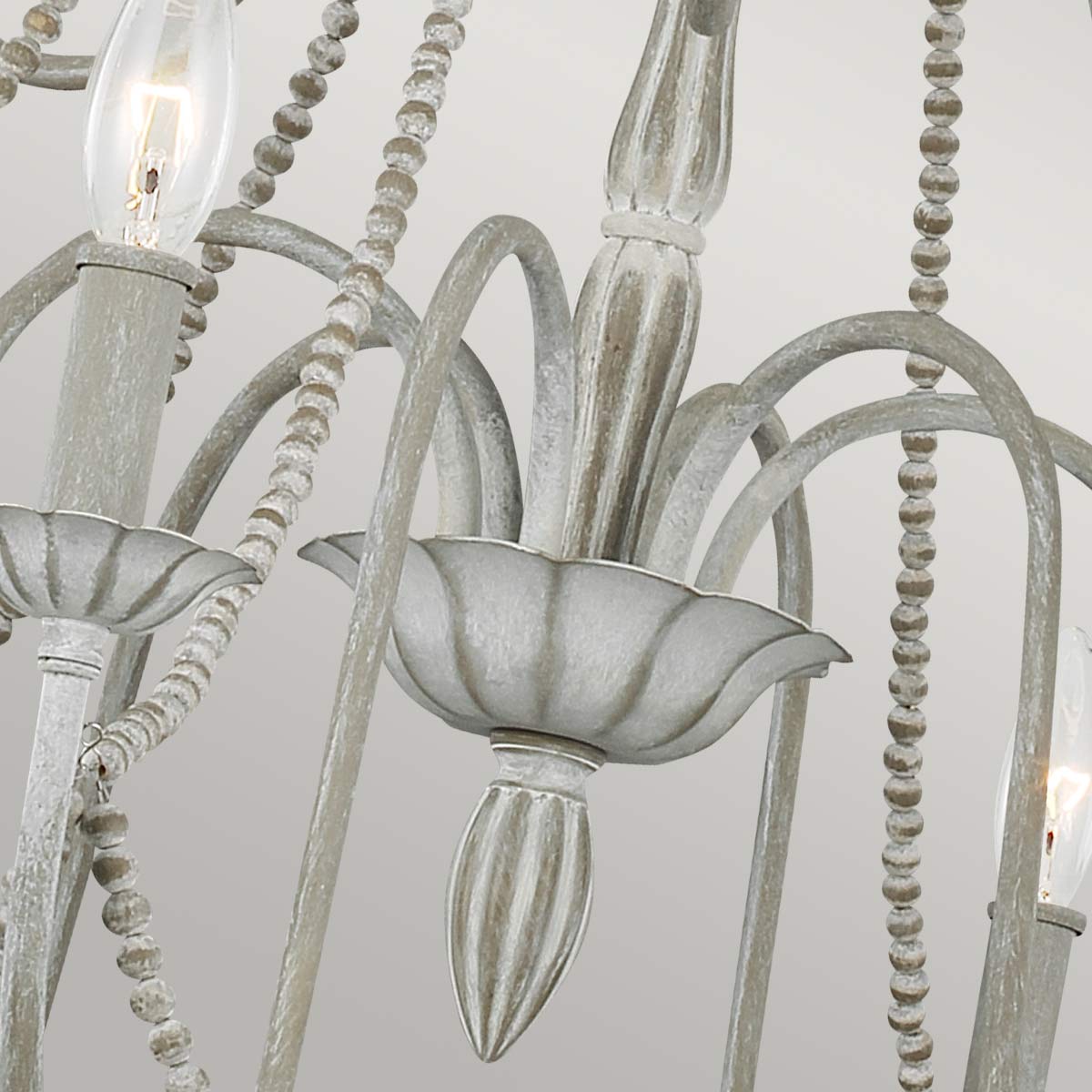 Elstead Maryville 9 Light Chandelier - Washed Grey FE-MARYVILLE9