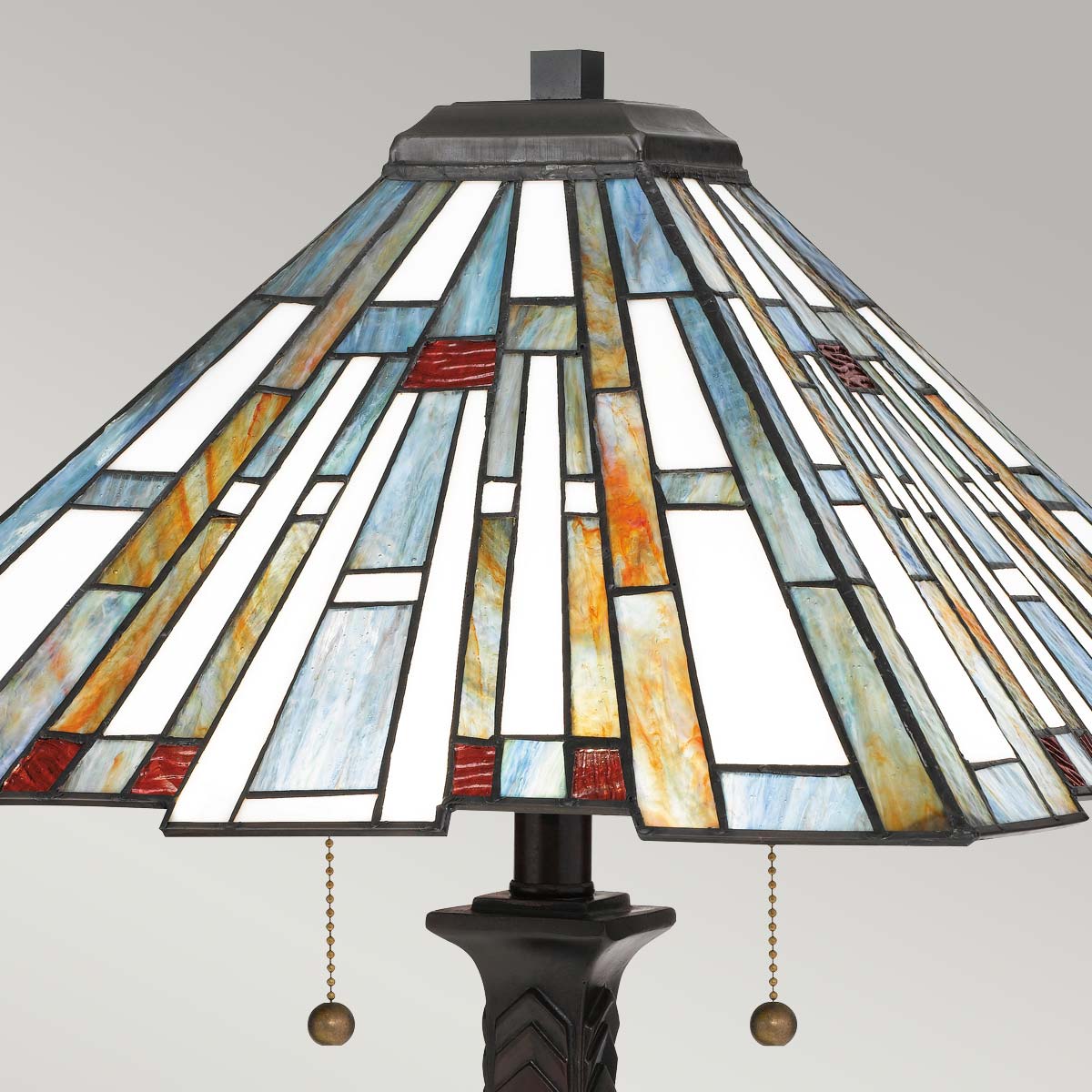 Elstead Maybeck 2 Light Table Lamp - Valiant Bronze QZ-MAYBECK-TL