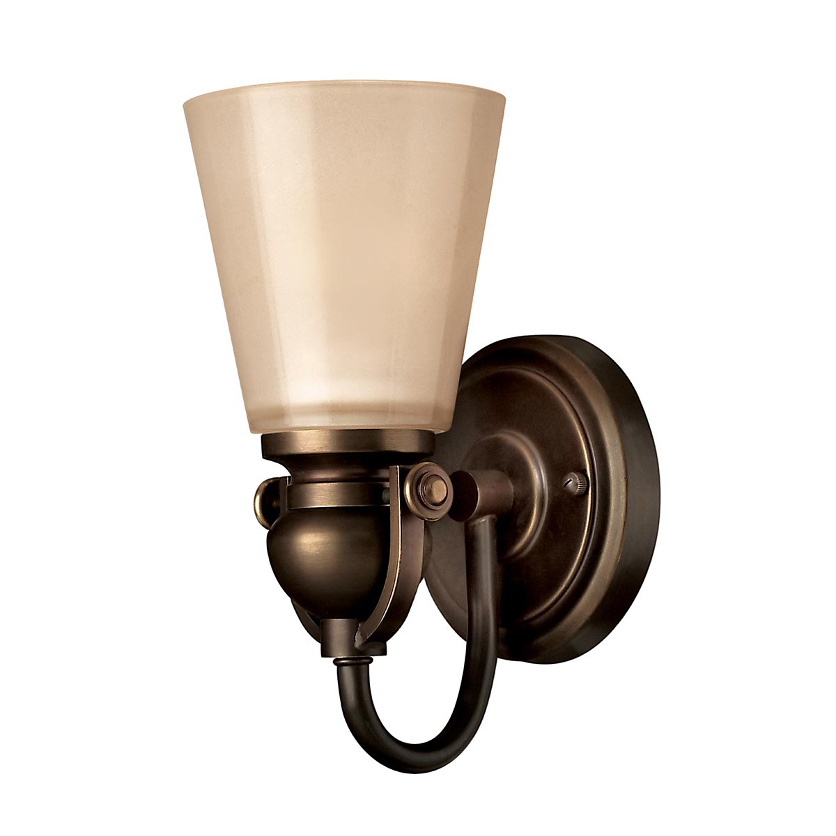 Elstead Mayflower 1 Light Wall Light - Olde Bronze HK-MAYFLOWER1