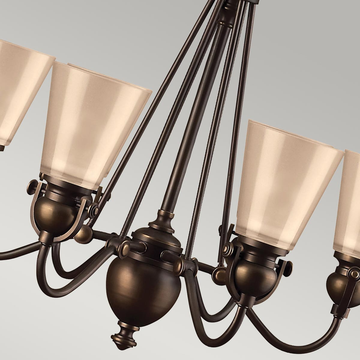 Elstead Mayflower 6 Light Chandelier - Olde Bronze HK-MAYFLOWER6