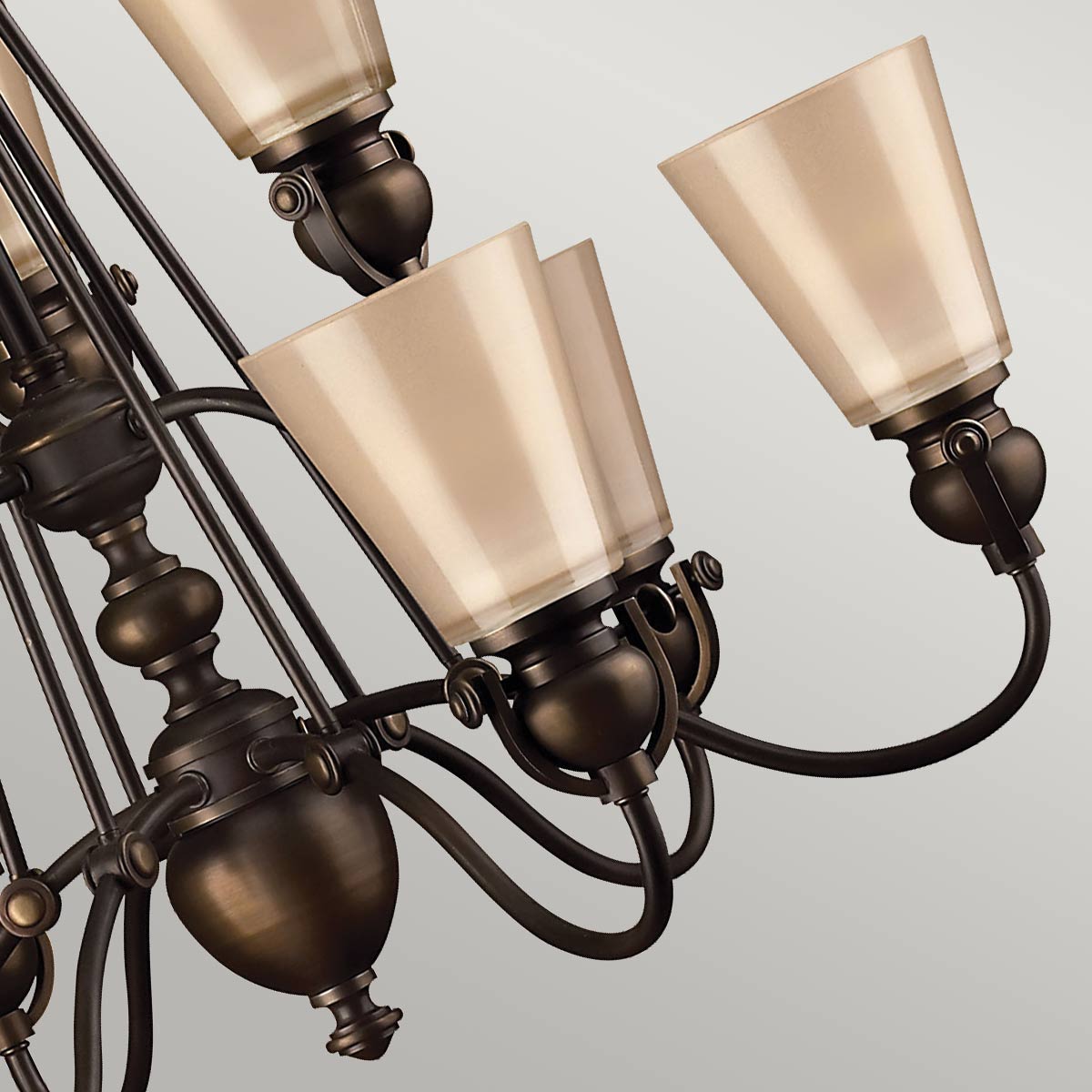 Elstead Mayflower 9 Light Chandelier - Olde Bronze HK-MAYFLOWER9