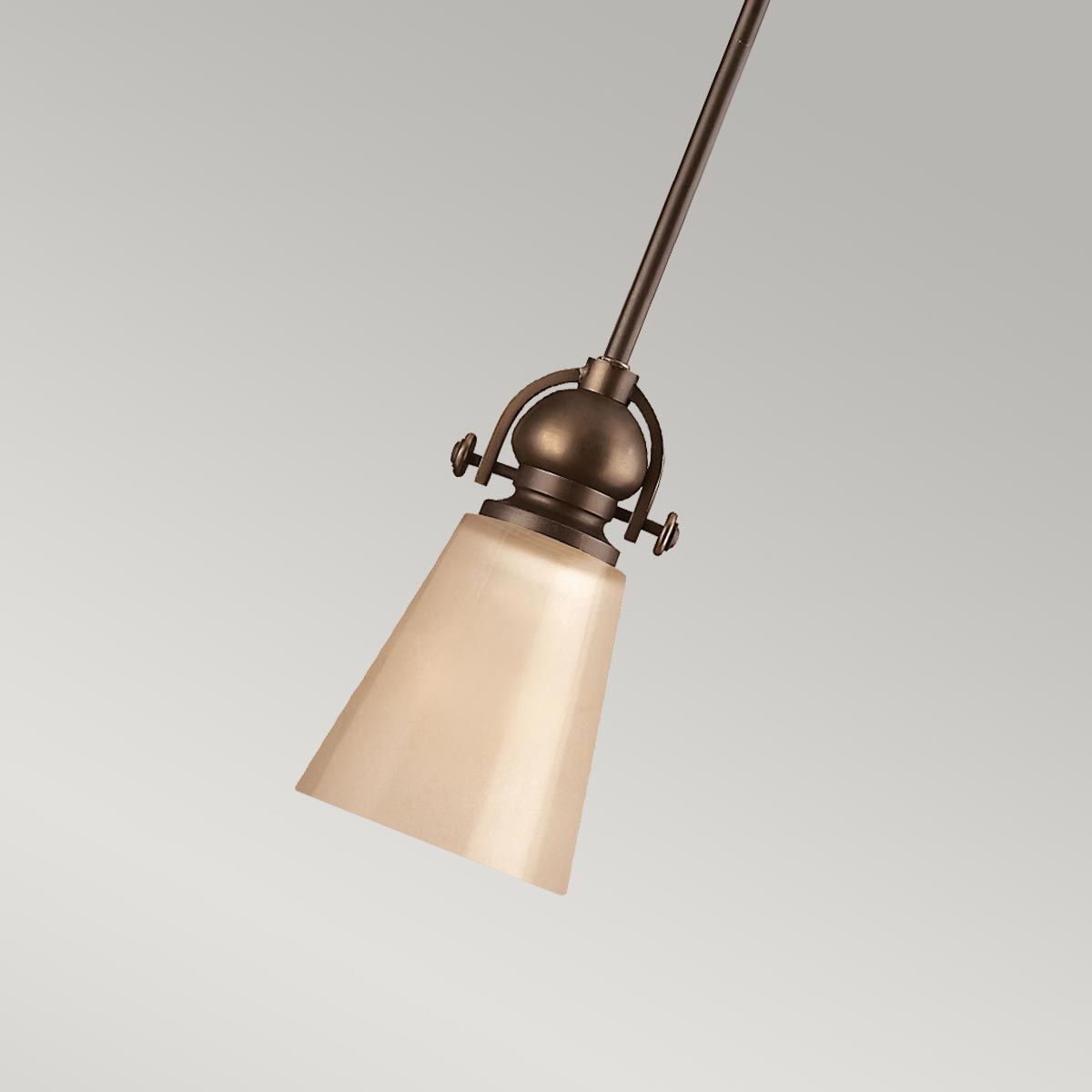Elstead Mayflower 1 Light Mini Pendant - Olde Bronze HK-MAYFLOWER-P-A