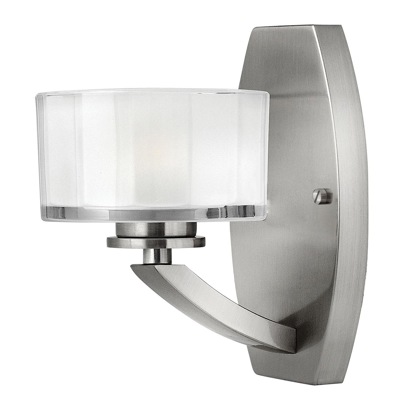 Elstead Meridian 1 Light Wall Light - Brushed Nickel HK-MERIDIAN1